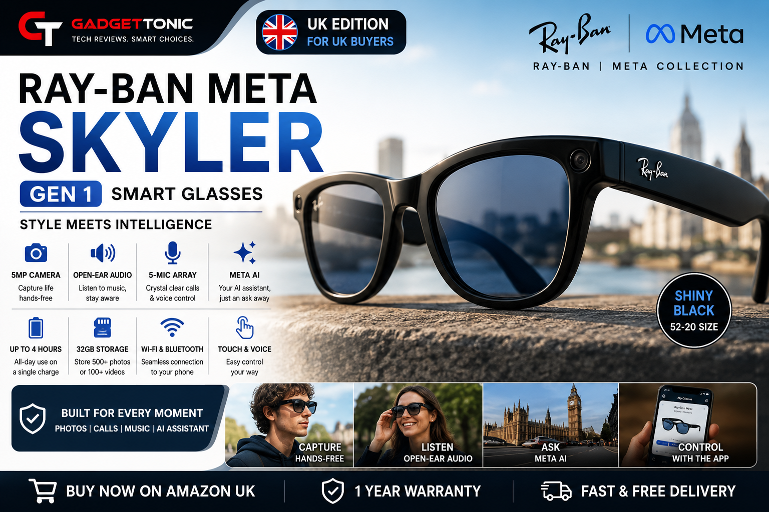 Ray Ban Meta Skyler Gen 1