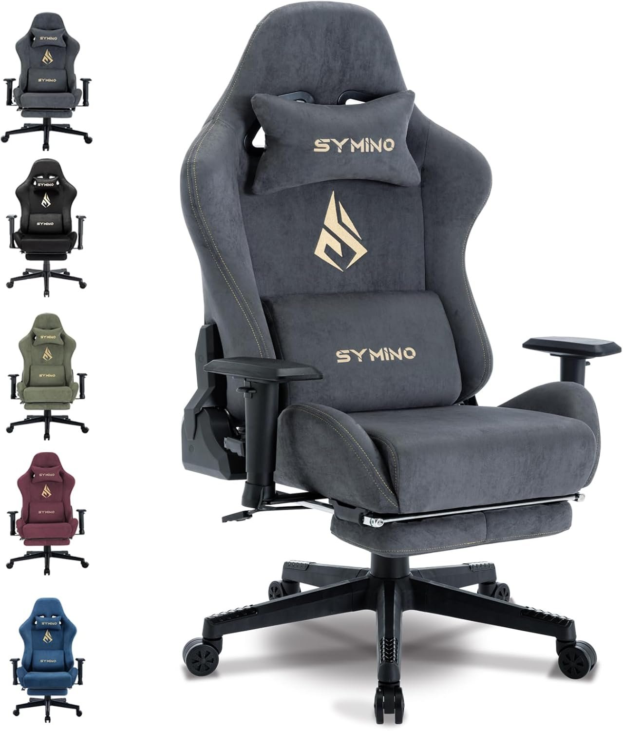 Symino Gaming Chair with Footrest